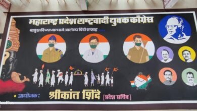 Photo of राष्ट्रवादी युवक कॉंग्रेस पक्षाने पंढरपुरात साकारली भव्य रांगोळी पालकमंत्र्यांनी केले उद्‌घाटन ;