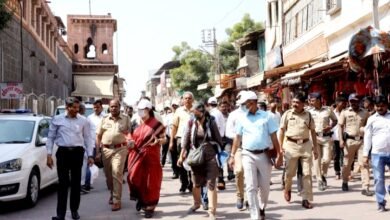 Photo of तीर्थक्षेत्र विकास आराखड्यांतर्गत नव्याने समाविष्ट करण्यात येणाऱ्या कामांची अपर मुख्य सचिव सुजाता सौनिक यांनी केली पाहणी
