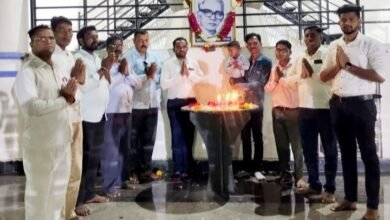 Photo of भैय्यासाहेब तथा यशवंतराव भीमराव आंबेडकर यांची 111 वी जयंती भारतीय बौद्ध महासभा पंढरपूर व वंचित बहुजन आघाडी पंढरपूर यांच्या वतीने साजरी..