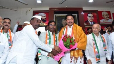 Photo of महादेव कोगनुरे काँग्रेस पक्षात दाखल ; प्रदेशाध्यक्ष नाना पटोले यांनी केले स्वागत.