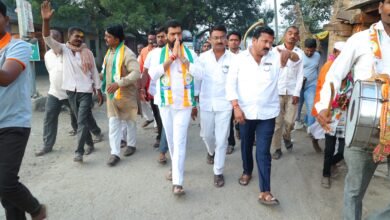 Photo of राष्ट्रवादी काँग्रेस शरदचंद्र पवार पक्षाचे अधिकृत उमेदवार अनिल सावंत यांची  पंढरपूरमध्ये पदयात्रा मोठ्या उत्साहात संपन्न