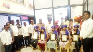 Photo of मातंग समाज कृती समिती सोलापूर शहर जिल्हा यांच्यावतीने MPSC मध्ये यशस्वी झालेल्या विध्यार्थ्यांचा सत्कार… 