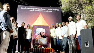 Photo of भीमशक्ती सांस्कृतिक बहुउद्देशीय सामाजिक संस्था व संतोष सर्वगोड मित्र परिवार यांच्या वतीने  छत्रपती शिवाजी महाराज यांची जयंती साजरी