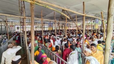 Photo of मंदिर समितीकडून दर्शन रांगेचे सूक्ष्म नियोजन :कार्यकारी अधिकारी राजेंद्र शेळके