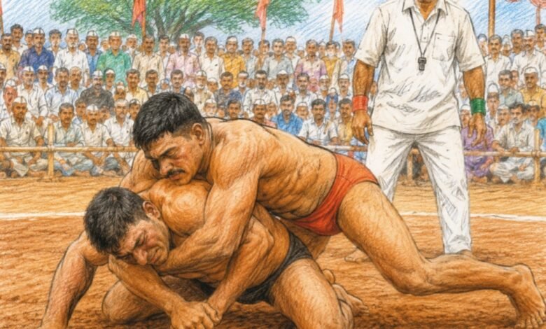 Photo of श्री समर्थ विष्णुदास वारकरी कुस्ती महावीर स्पर्धा २३ जुलै रोजी वाखरी पंढरपूर येथे