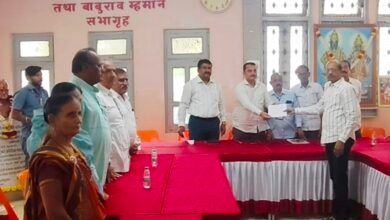 Photo of पंढरपूर मर्चंट को-ऑपरेटिव्ह बँकेच्या चेअरमन पदी राजेंद्र फडे व व्हाईस चेअरमन पदी आदित्य फतेपुरकर यांची निवड”….